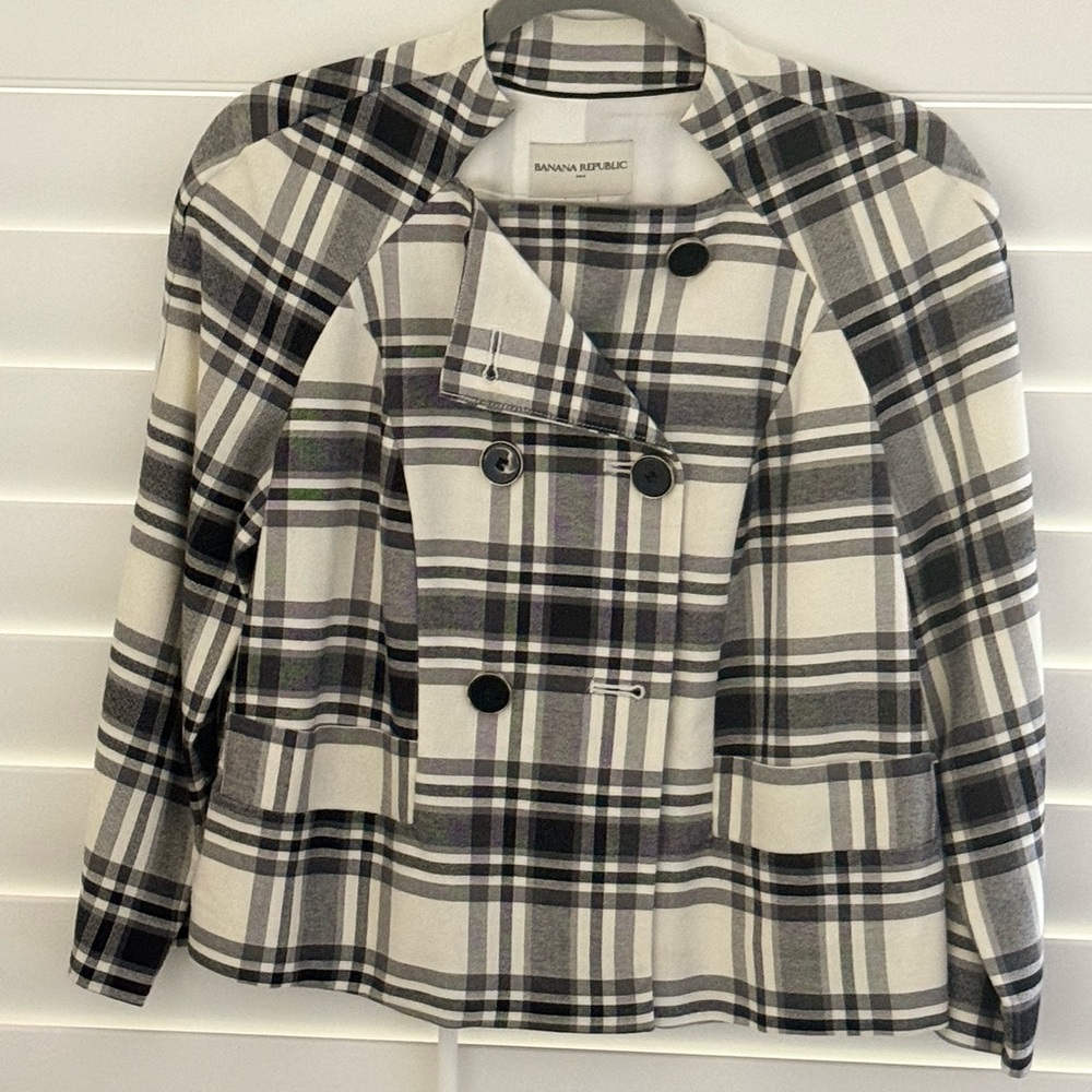 Banana Republic Cropped Work Blazer